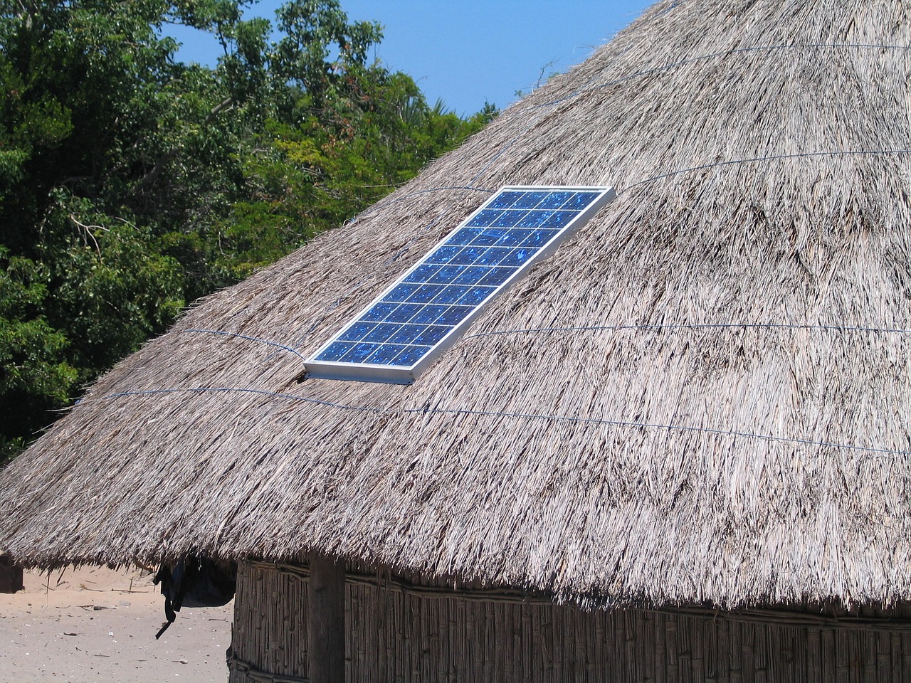 Zonnepanelen op schuin dak