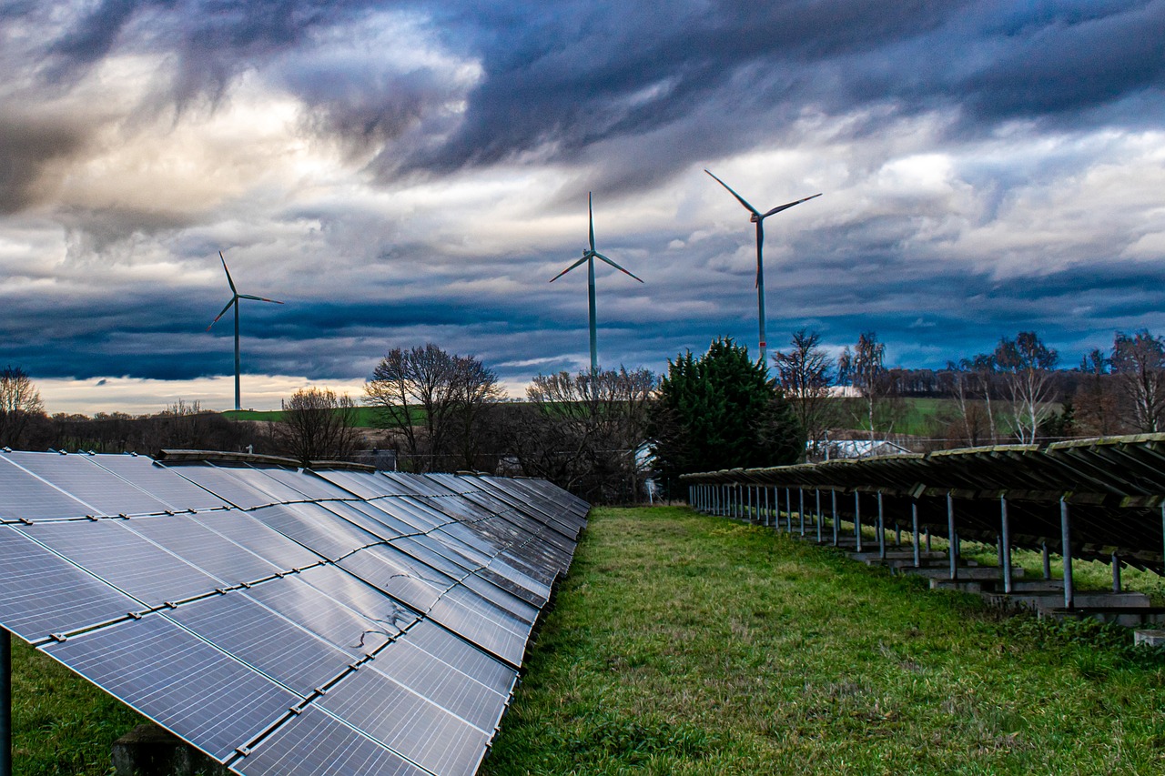 Zonnepanelen storm